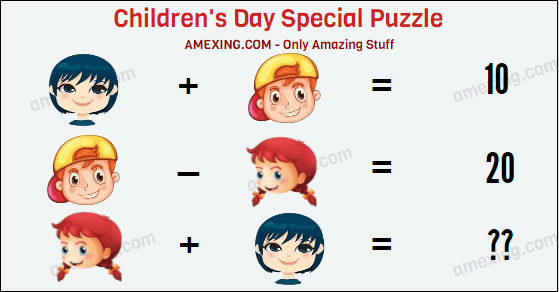 Children's day special puzzle, can you solve it?