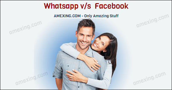 Joke : Difference between Whatsapp and Facebook