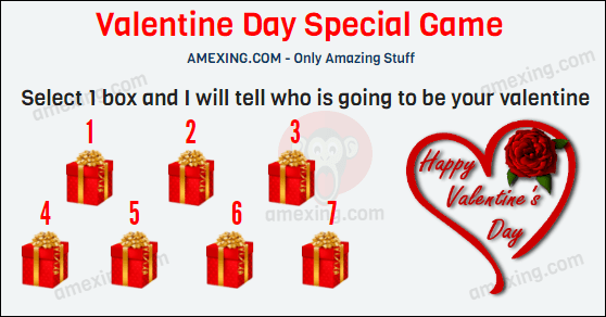 Valentine day special whatsapp dare game