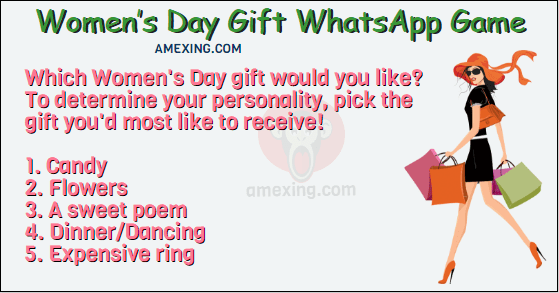 Womans day special whatsapp dare game