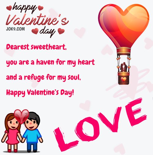 Happy Valentine message for wife
