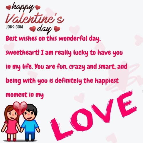 Sweet valentine day message for your boyfriend or husband | Jokes ...